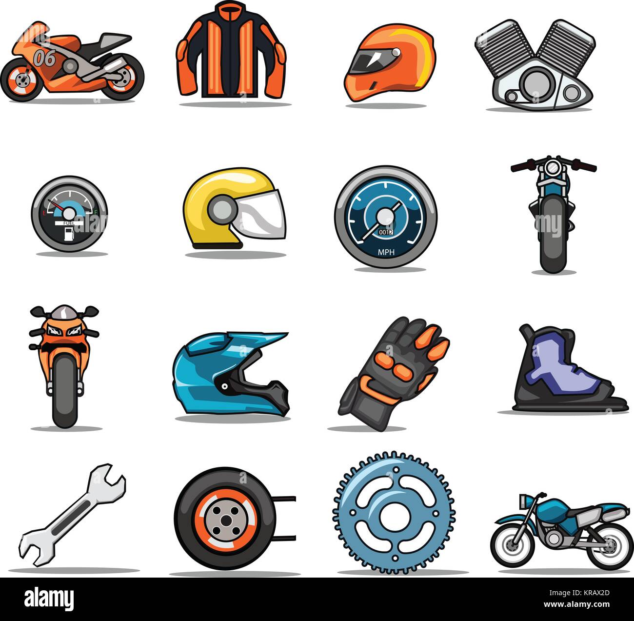 Set von Web icons Stockfoto