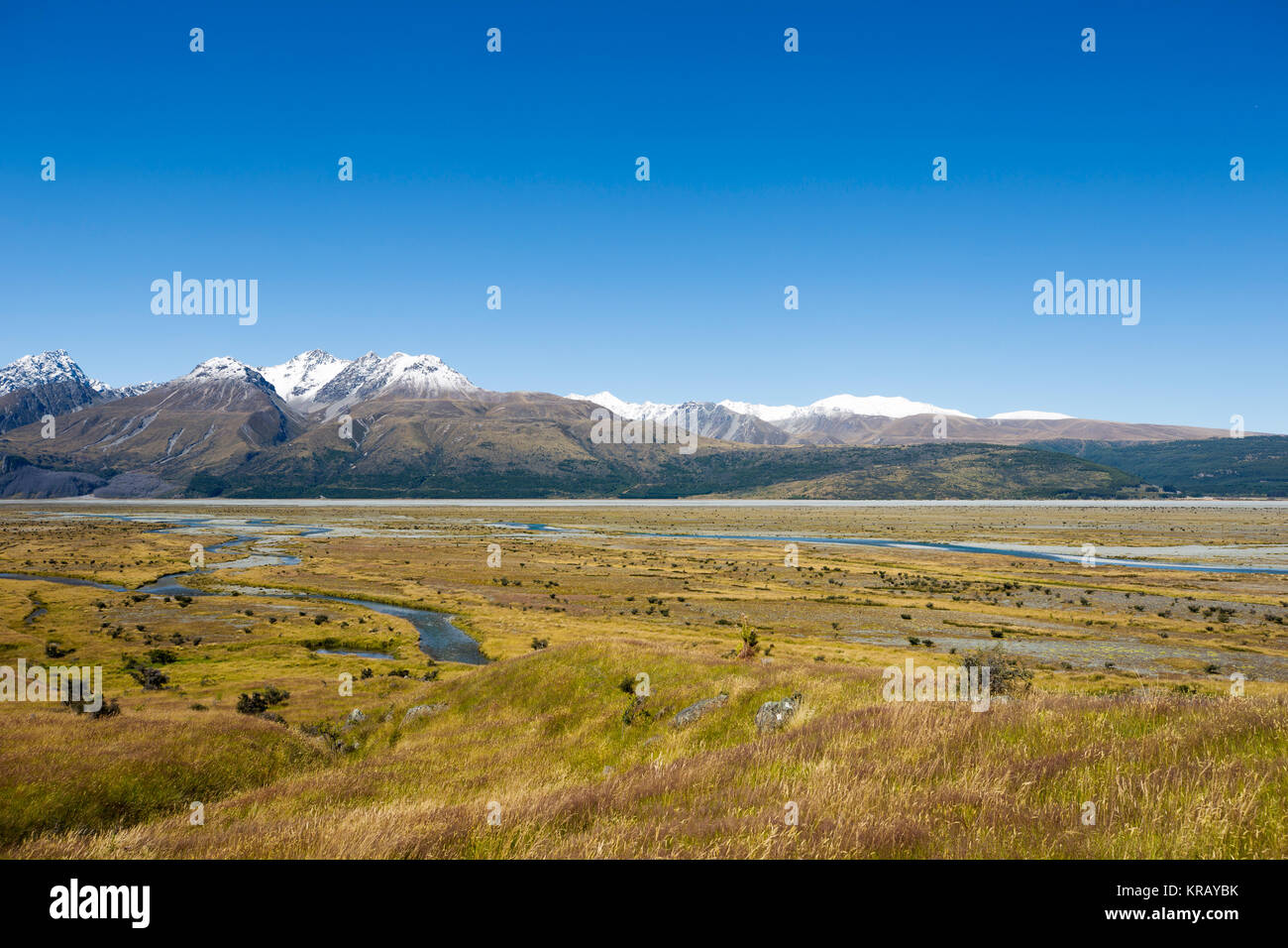 Mount Cook, Südinsel, Neuseeland Stockfoto