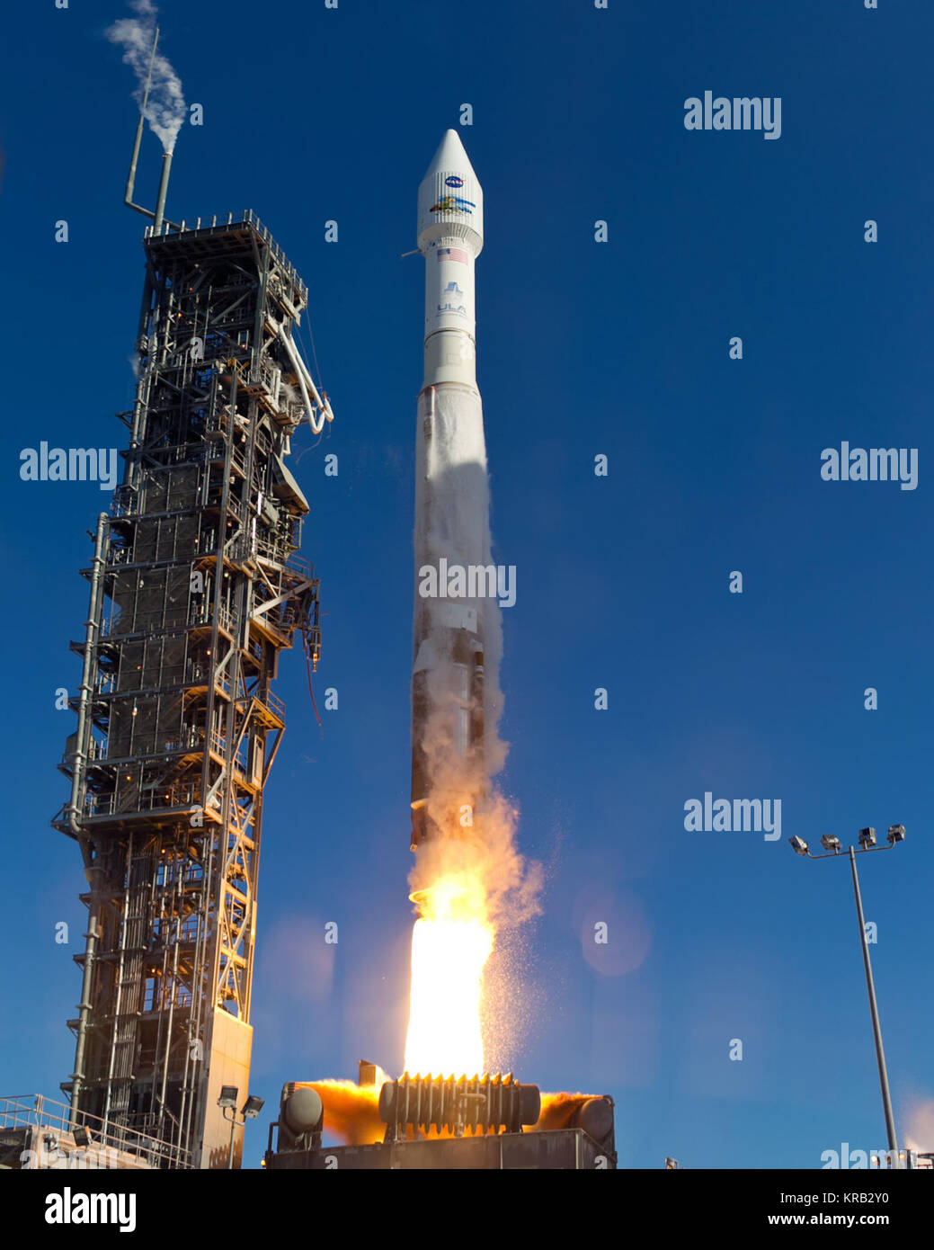 Start der Atlas V LDCM, von der Vandenberg AFB, California Landsat Raumschiff startet (8465131121) Stockfoto