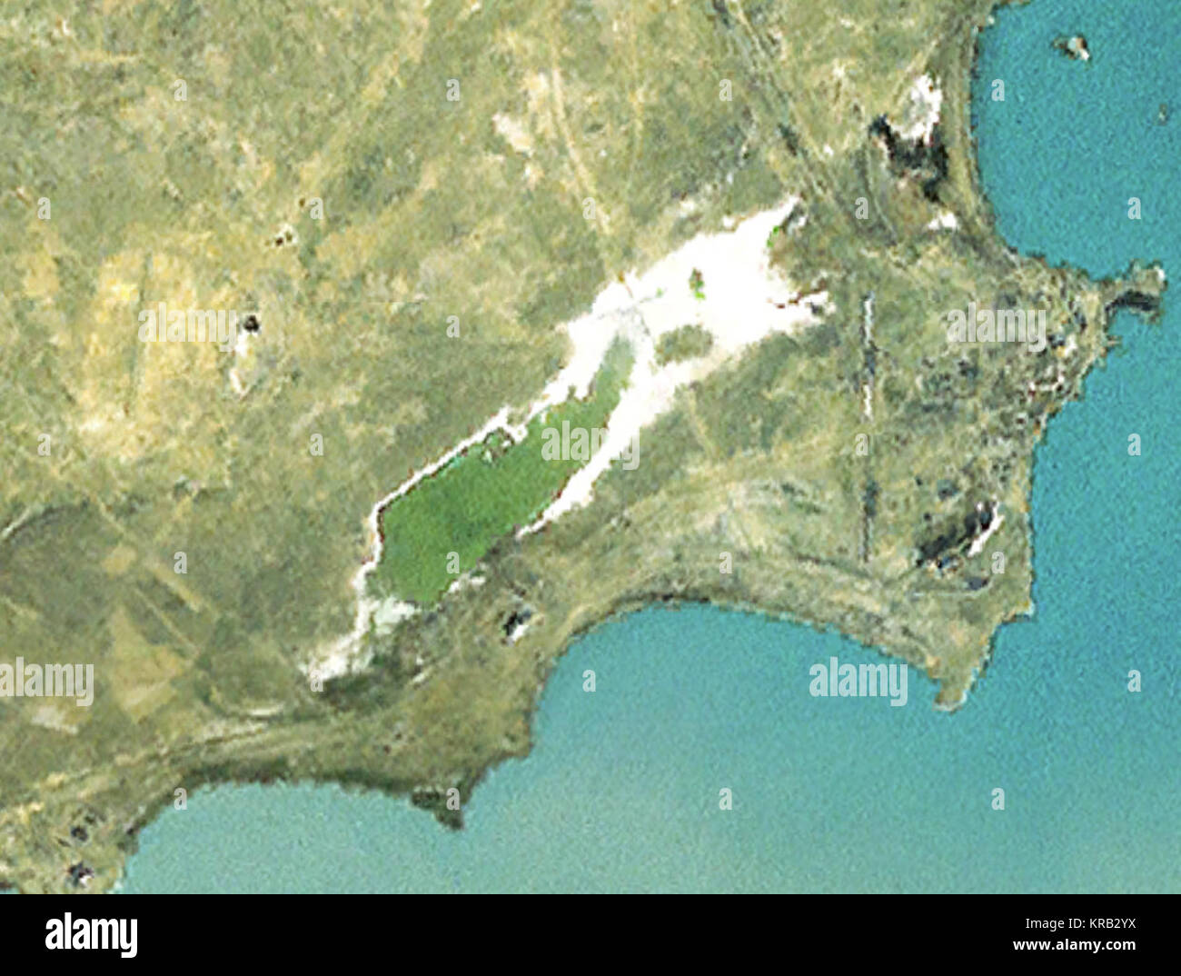 Balkhash 9-landsat Stockfoto