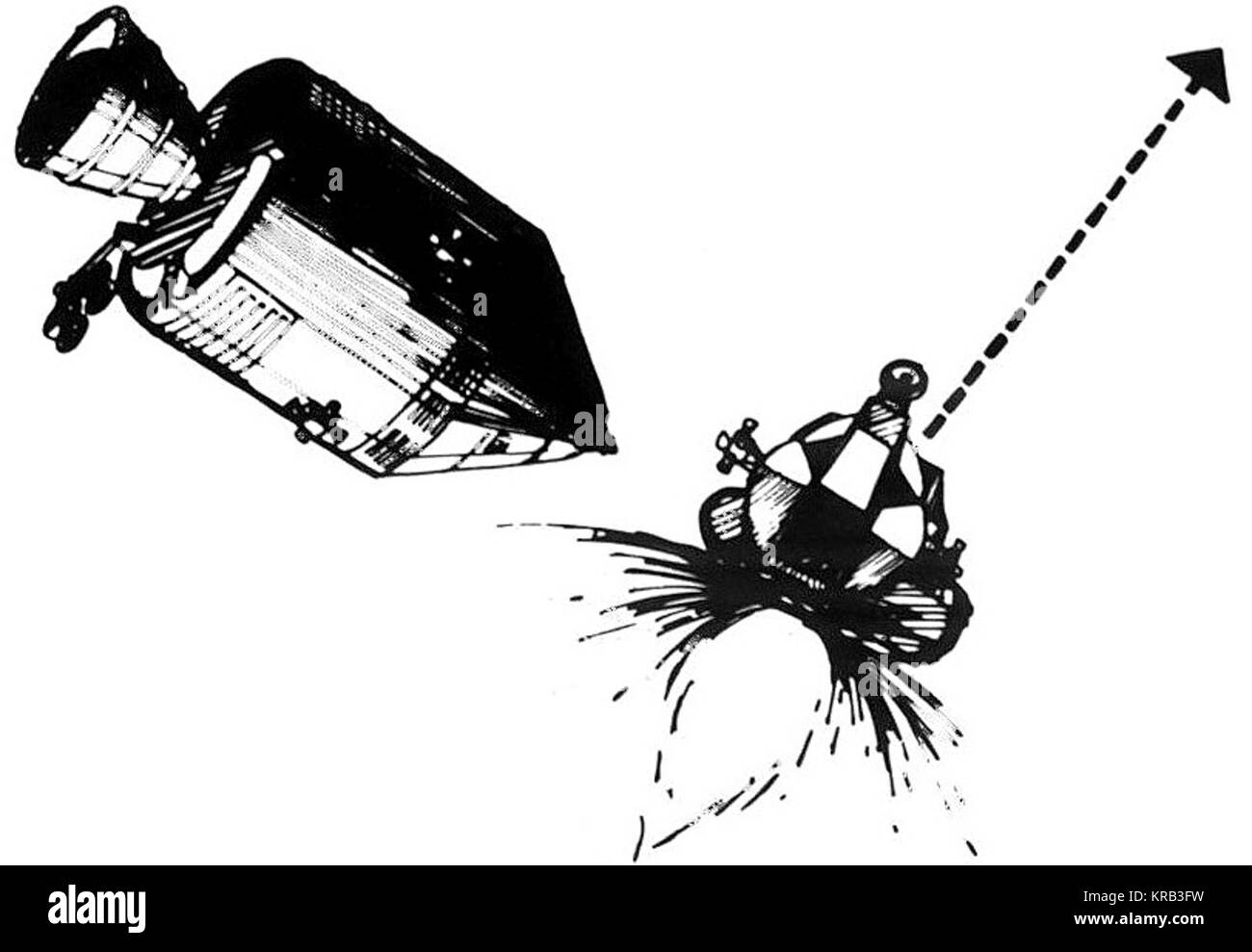 Apollo 11. Stockfoto