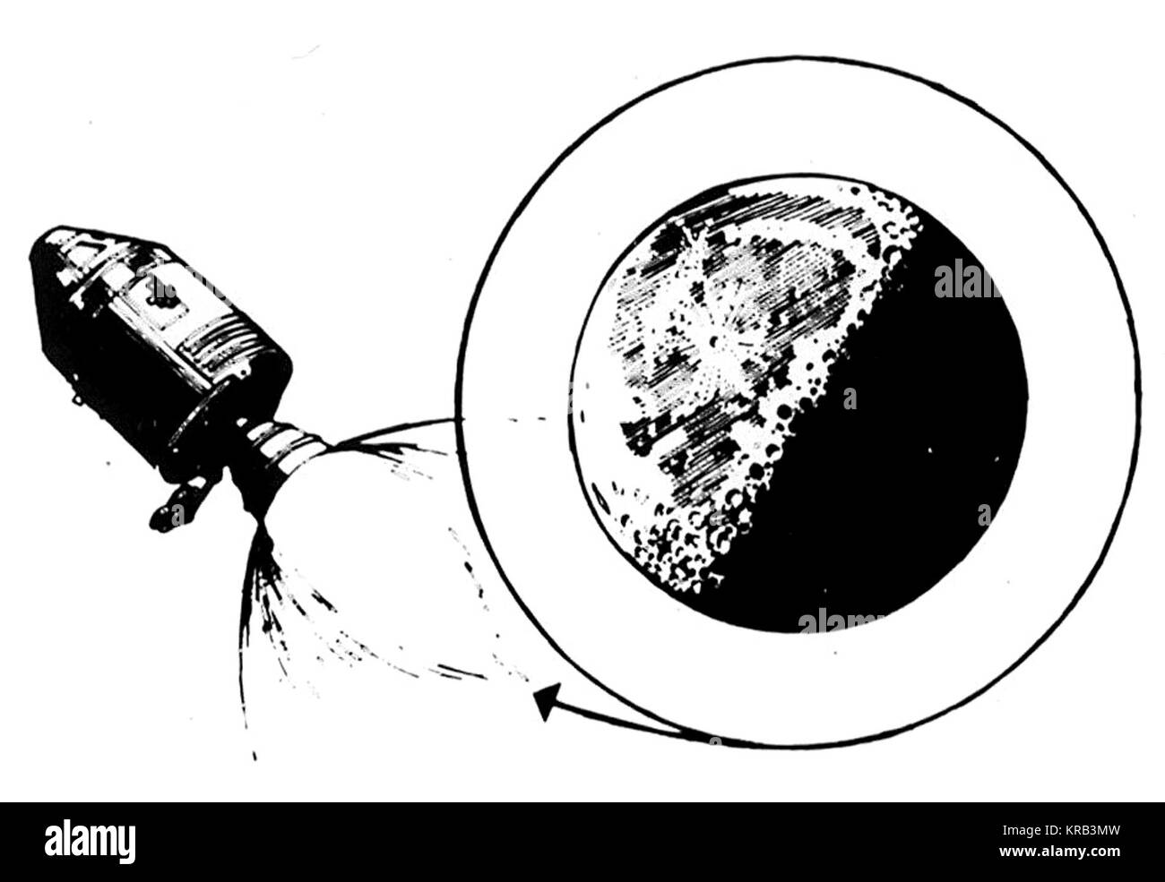 Apollo 11.-13. Stockfoto