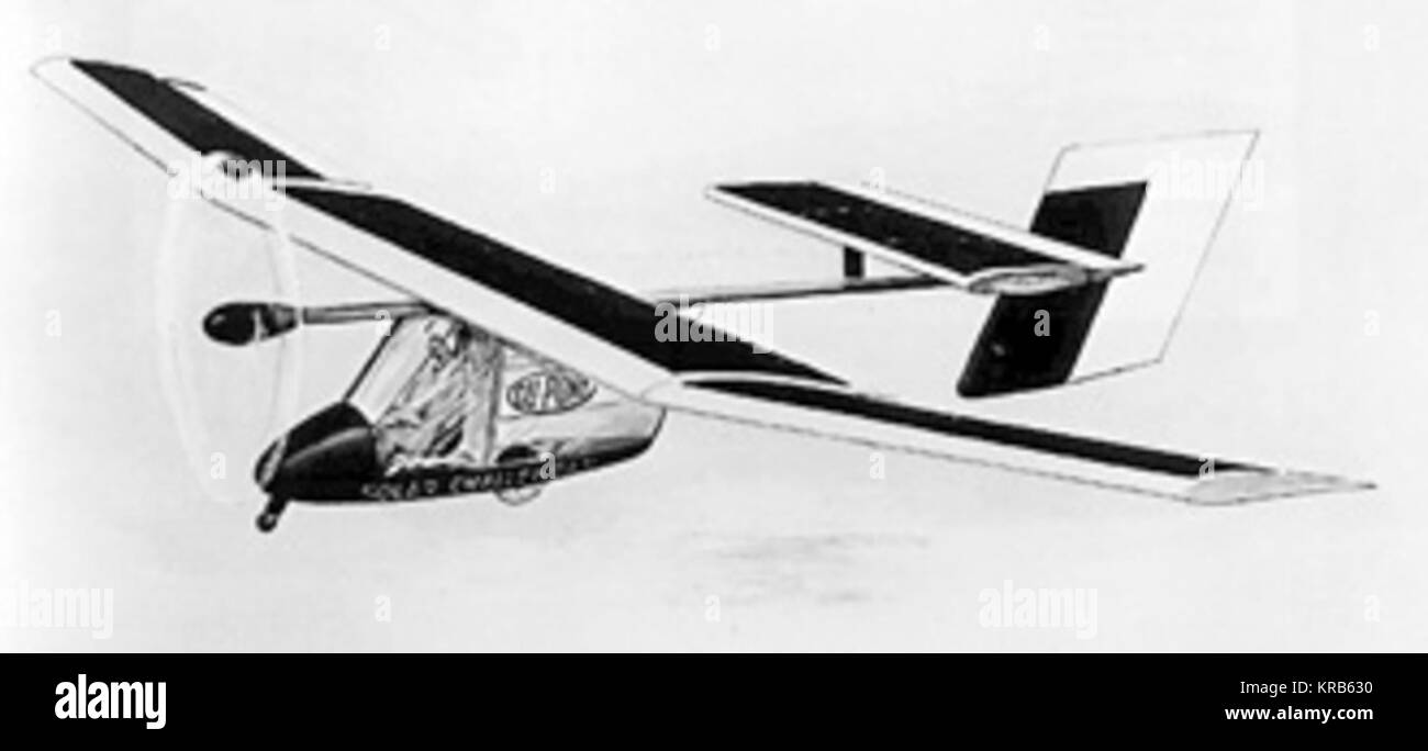 Solar Challenger Zeichnung Stockfoto