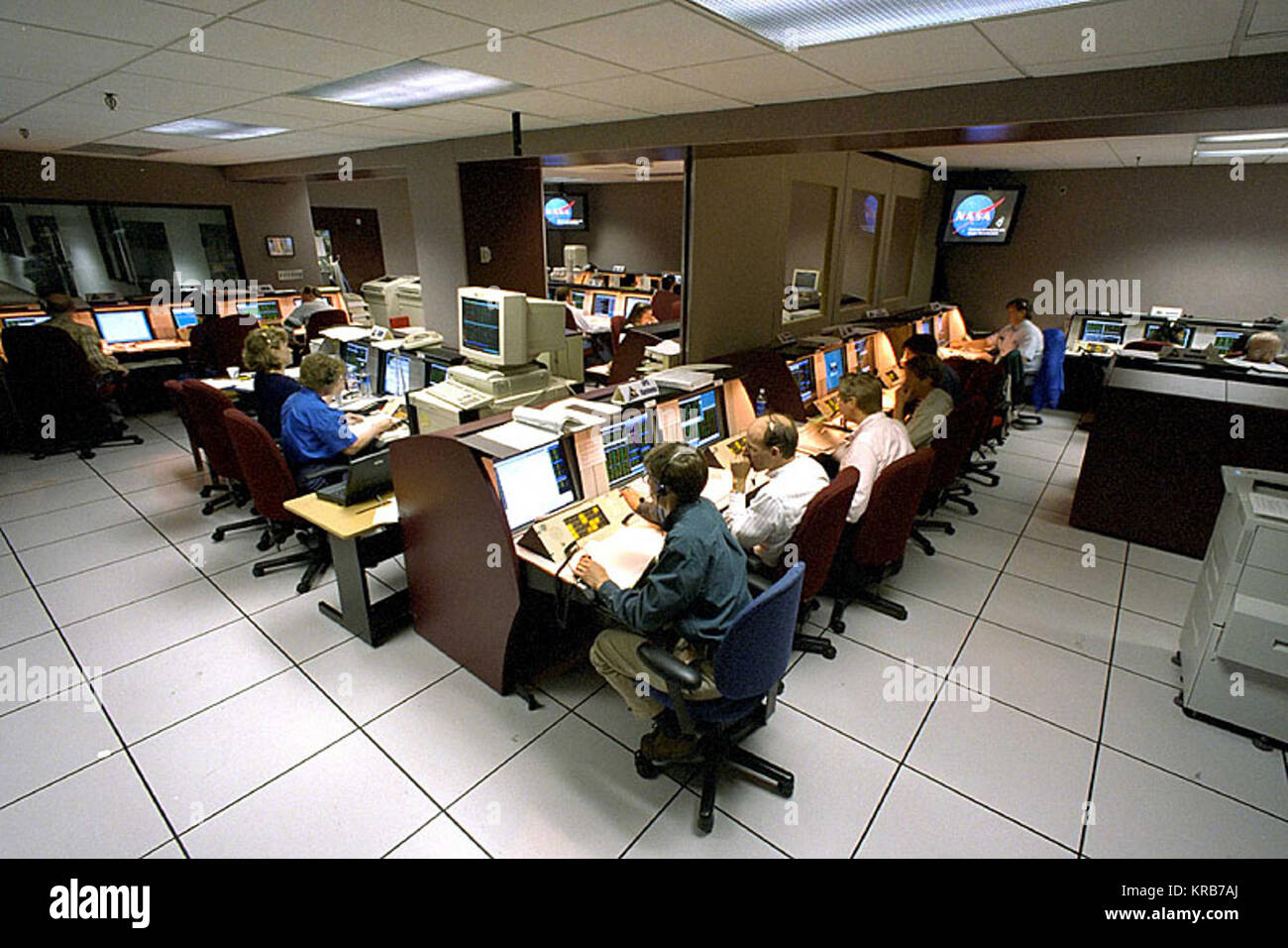 Hubble Control Center Stockfoto