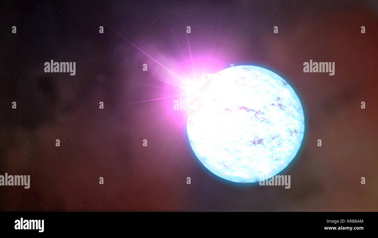 Neutronenstern Stockfoto