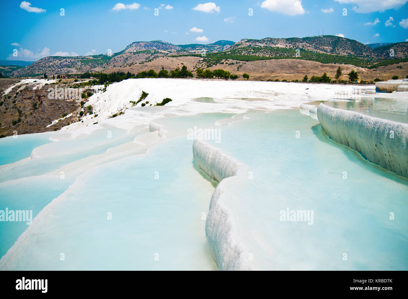 Pamukkale in der Türkei Stockfoto