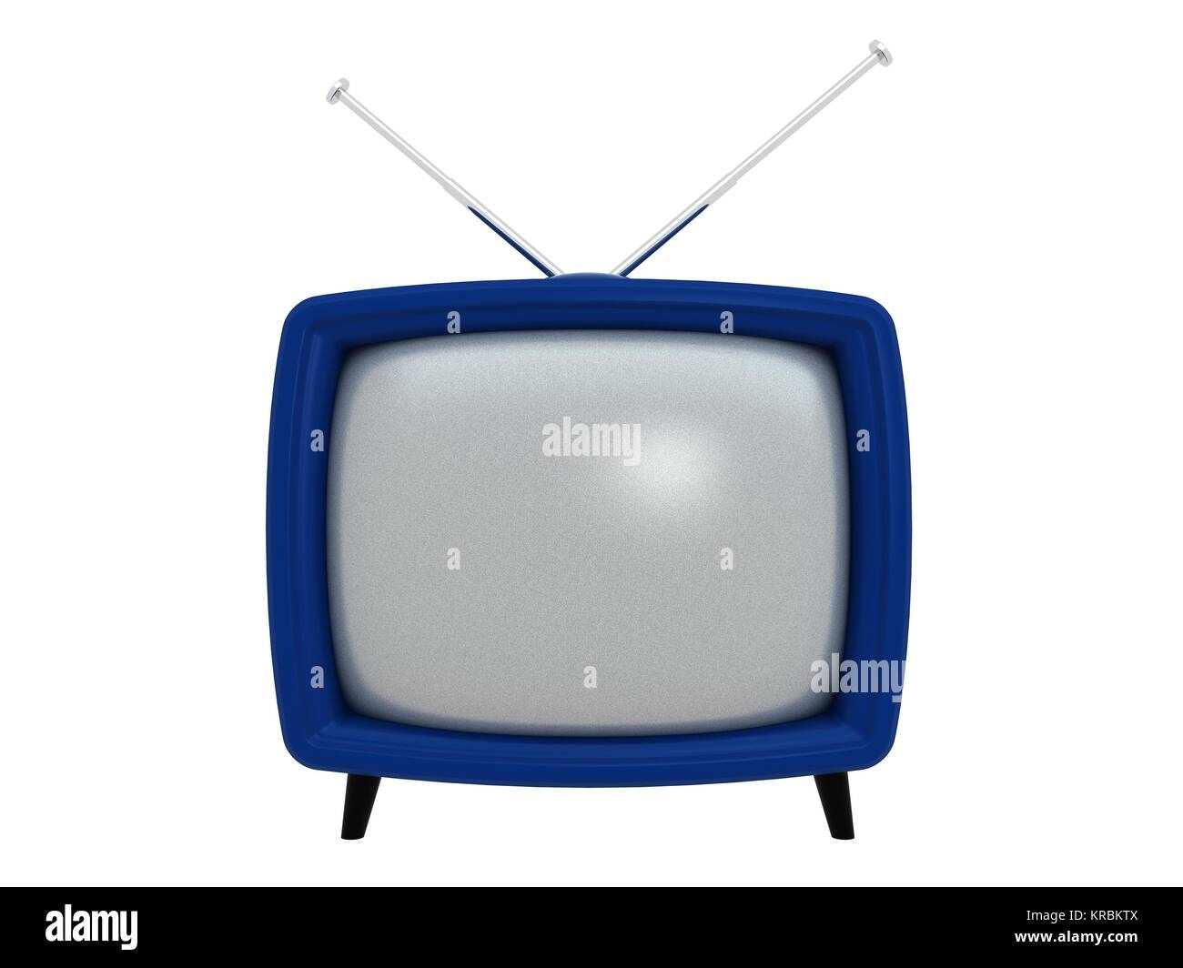 Alten Stil Fernseher Computer-Kunst-Serie der 1960er-Jahre Stockfoto