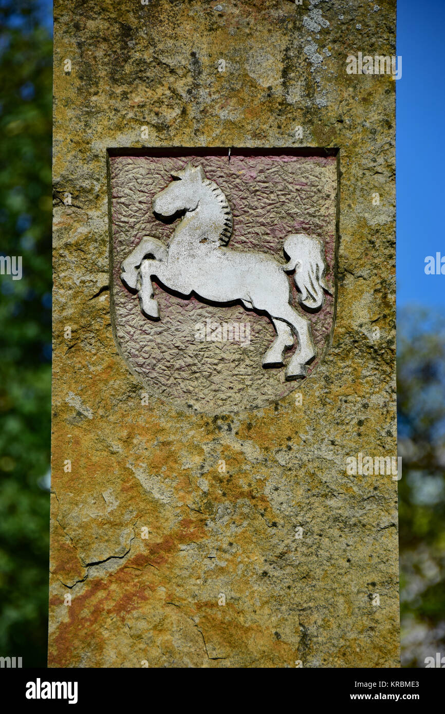 Niedersachsen Ross Stockfoto