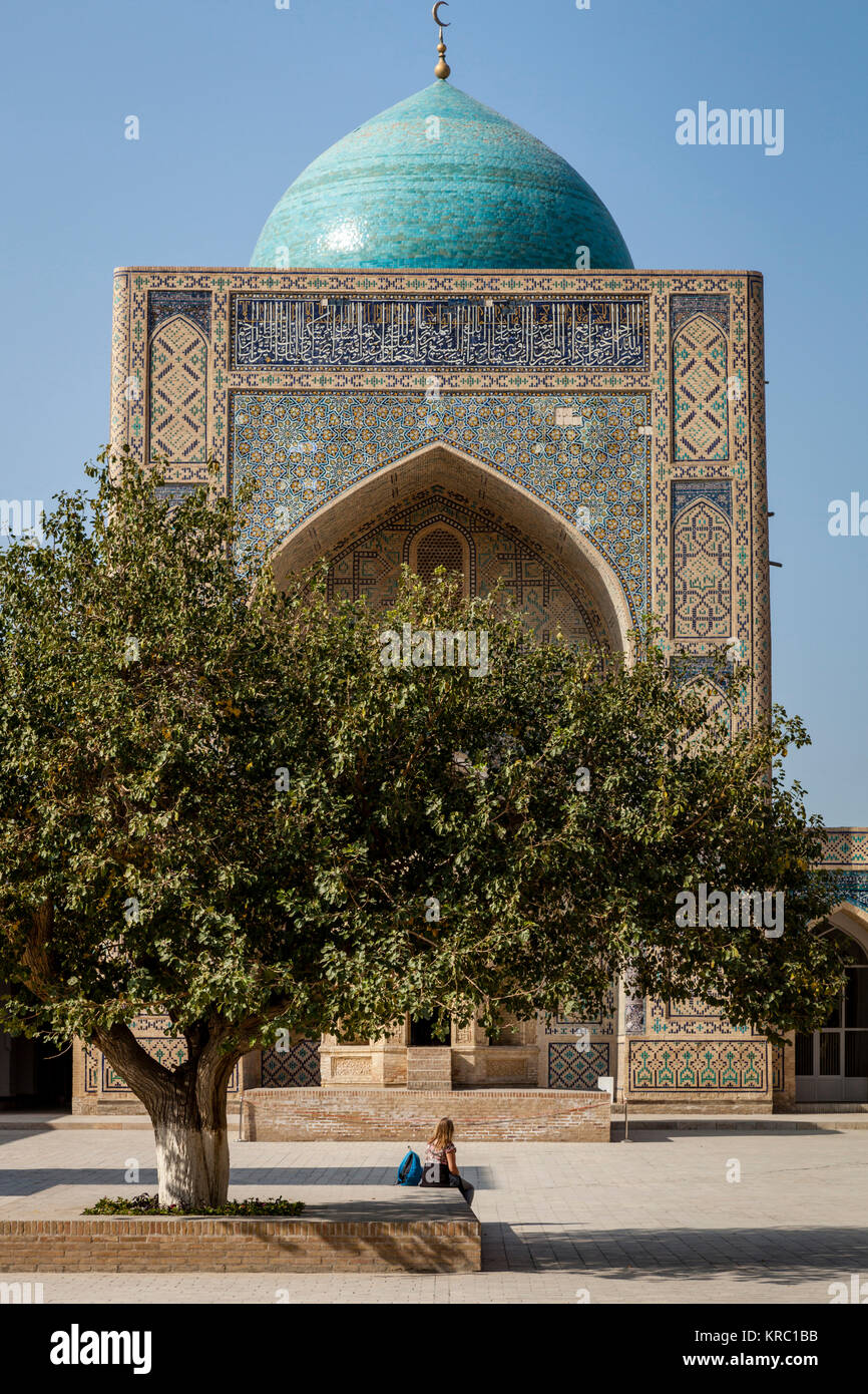 Der Innenhof des Kalyan Moschee, Buchara, Usbekistan Stockfoto