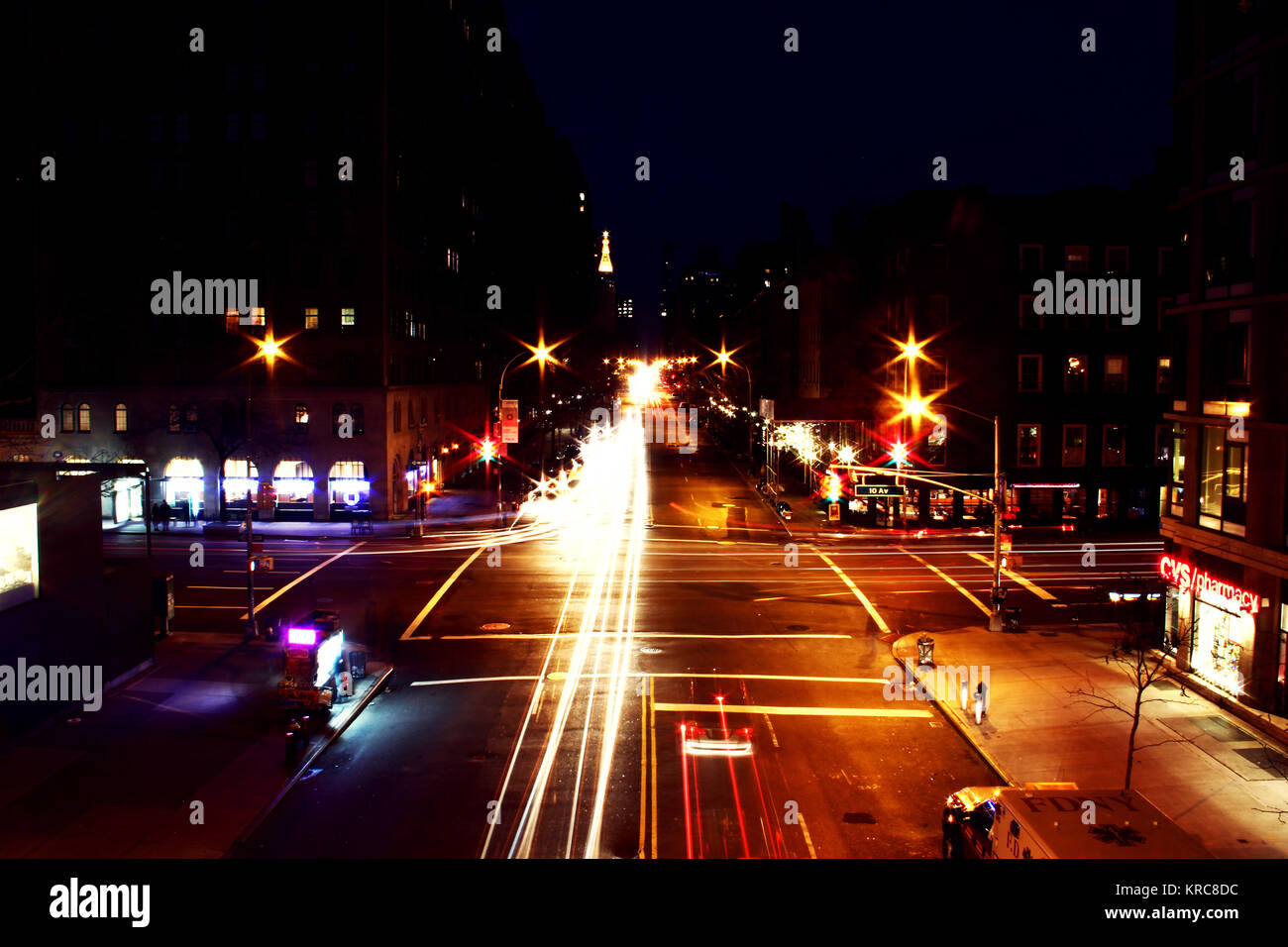 Straße von New York Stockfoto