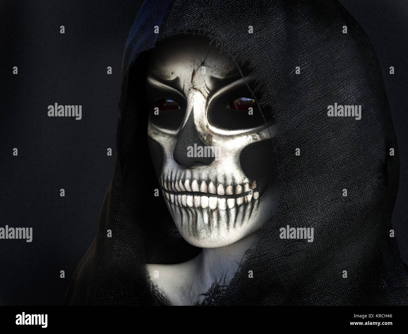 3D-Rendering des reaper Nr 2. Stockfoto