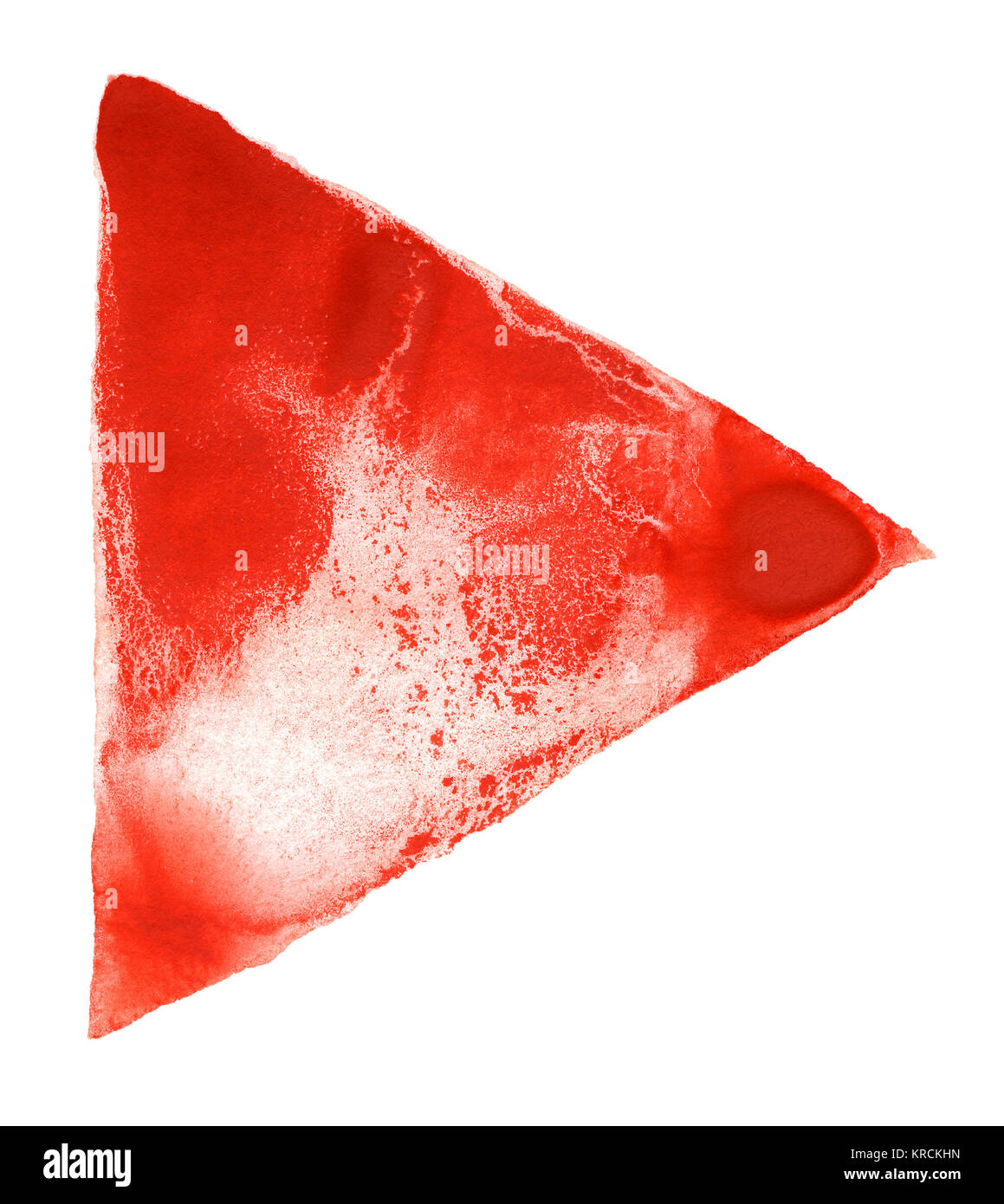 Red Aquarell Dreieck Stockfoto