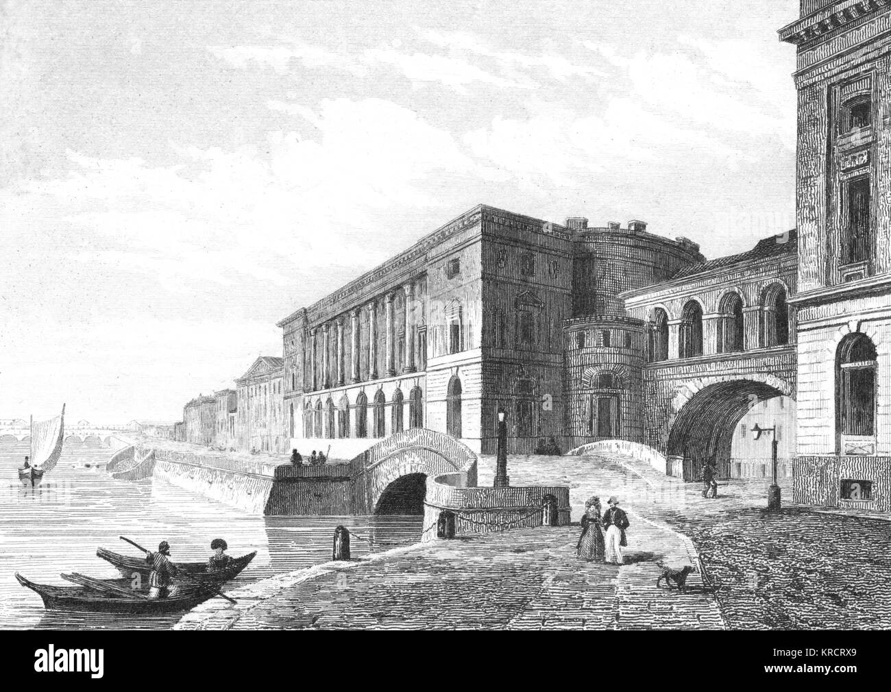 Die Hermitage Theater Datum: 1830 s Stockfoto