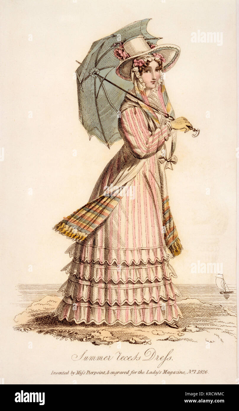 UNTERSETZUNGSKLEID 1826 Stockfoto