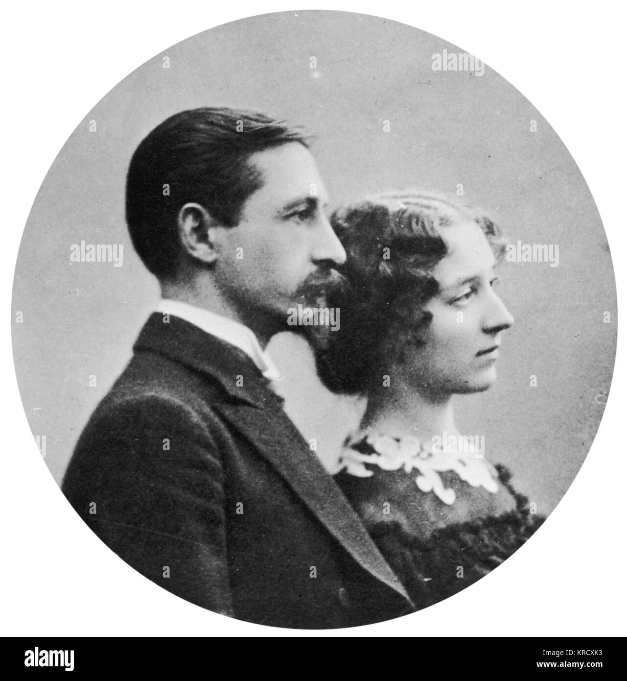 IVAN BUNIN UND VERA Stockfoto