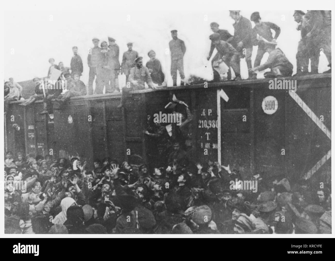 TSCHECHISCHE FLUGBLÄTTER Stockfoto