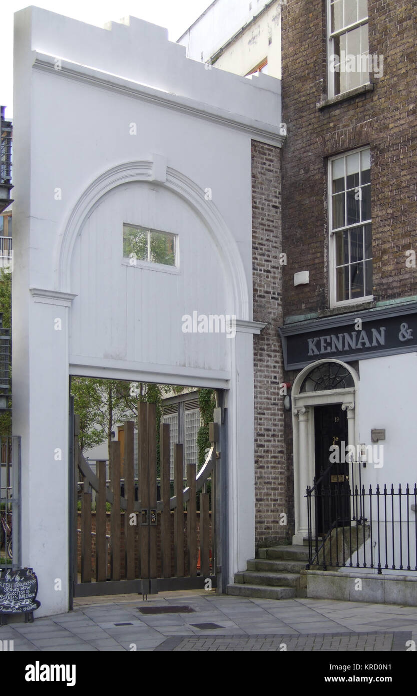 Händels Messias Premier, Fishamble Street, Dublin Stockfoto