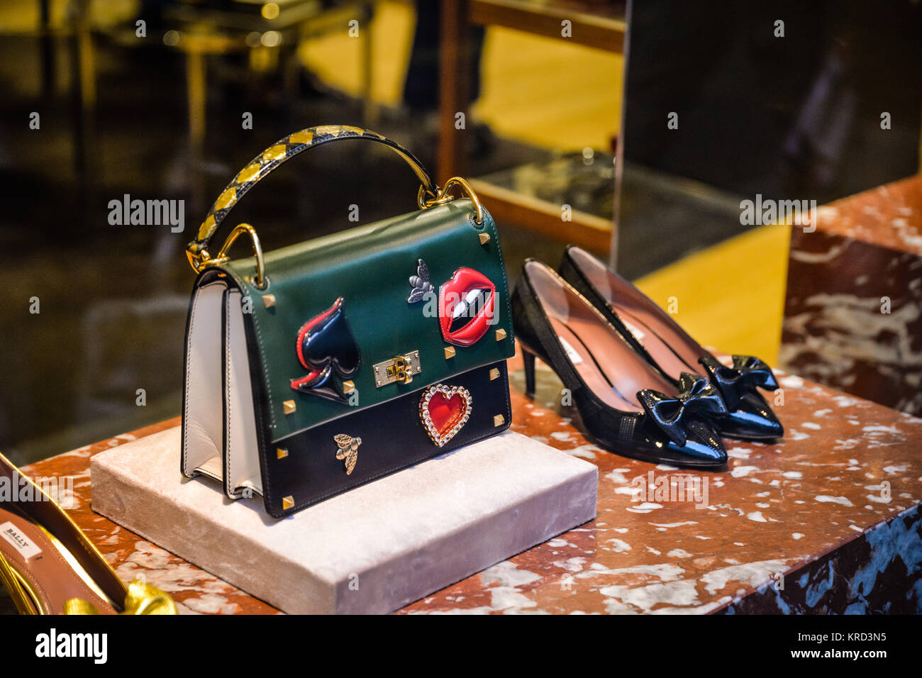 Mailand - 9. Oktober 2016: Bally in Mailand Stockfoto