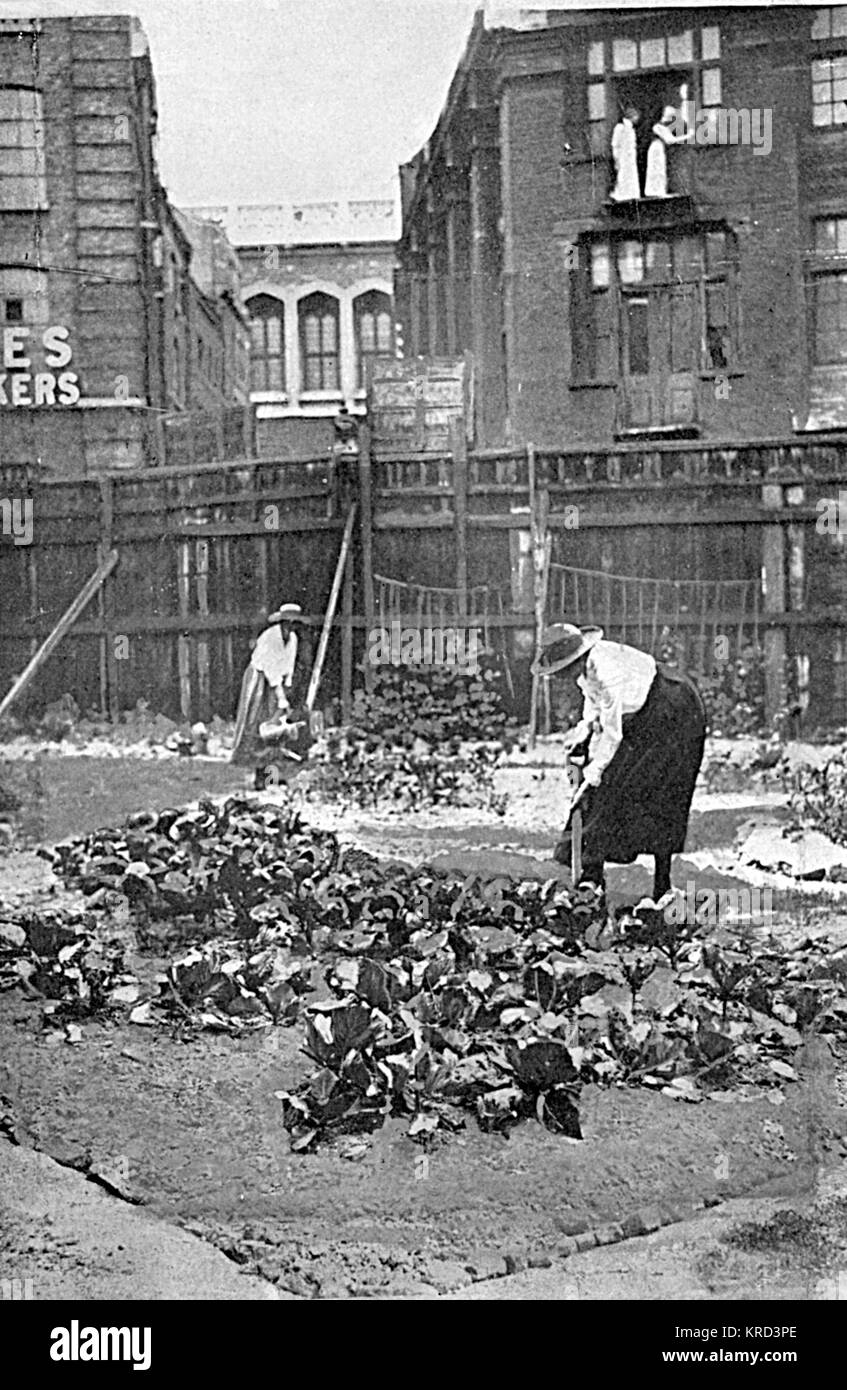 Zuteilungen in der Fleet Street, London, WW1 Stockfoto