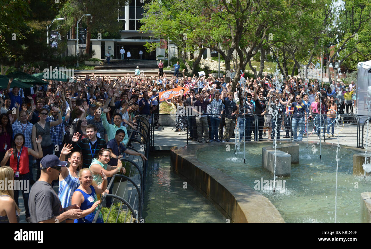 Eine Masse am JPL Wellen bei Saturn Stockfoto