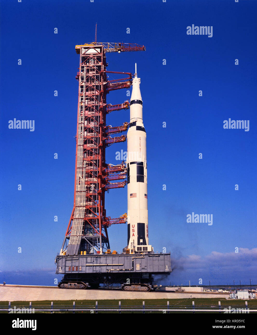 Apollo 11 Rollout Stockfoto