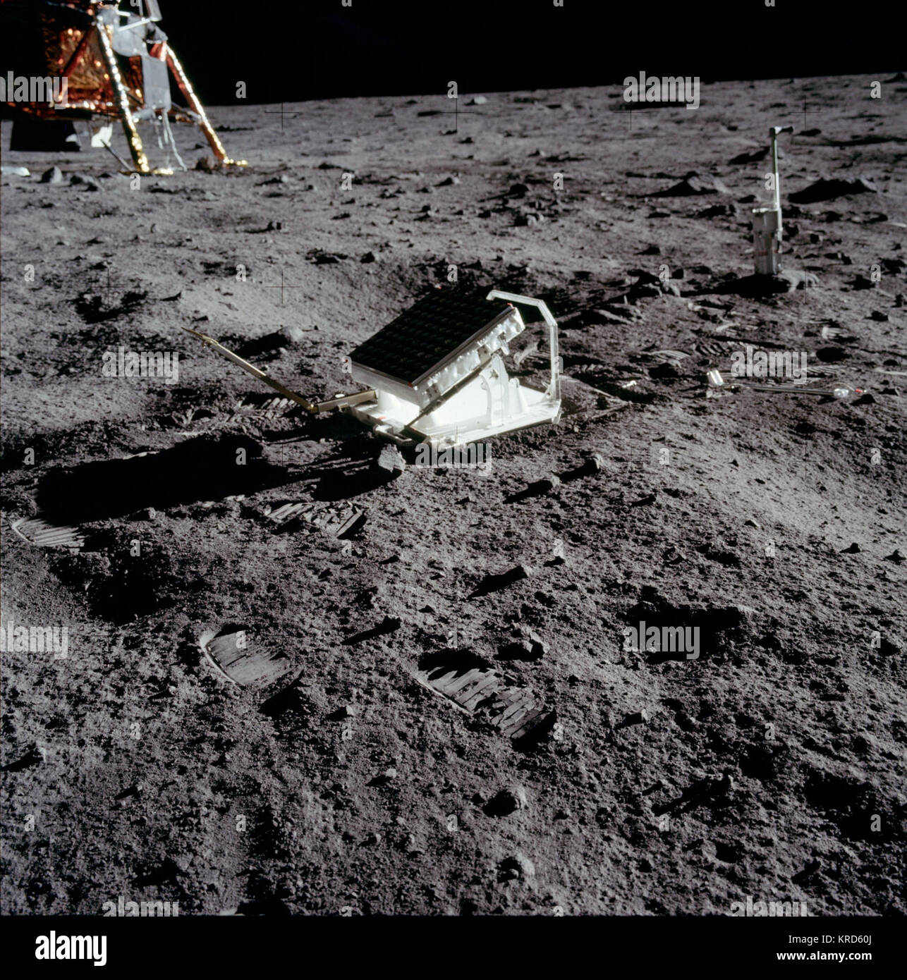 Apollo 11 Lunar Laser Ranging Experiment Stockfoto
