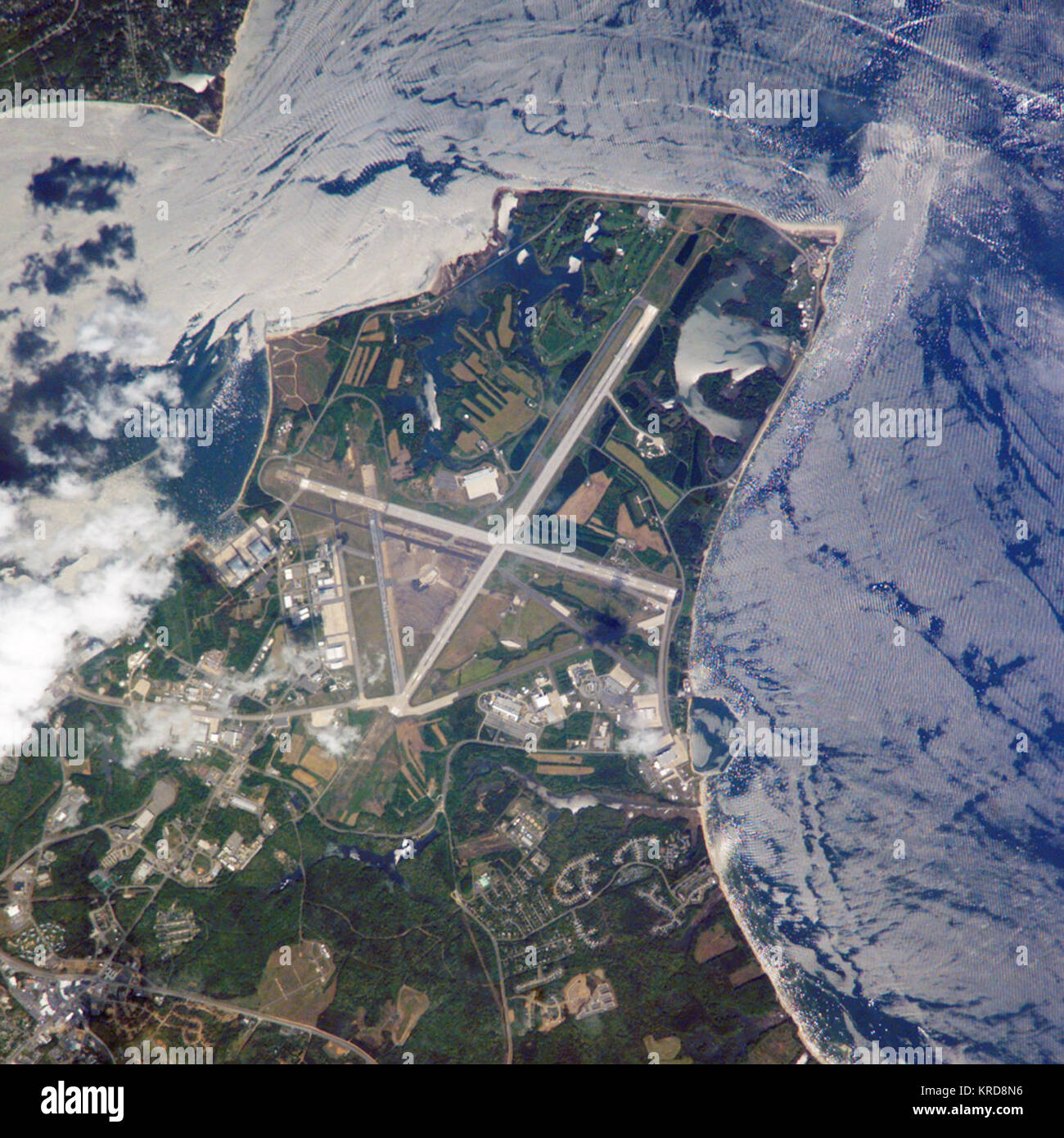ISS015-E -5481 Naval Air Station Patuxent River Stockfoto