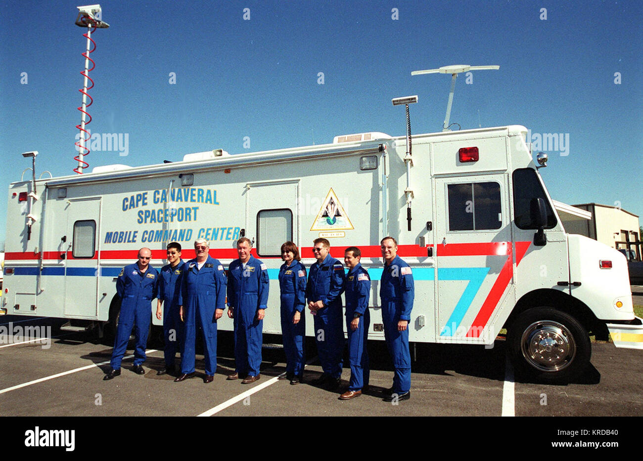 NASA Mobile Command Center Stockfoto
