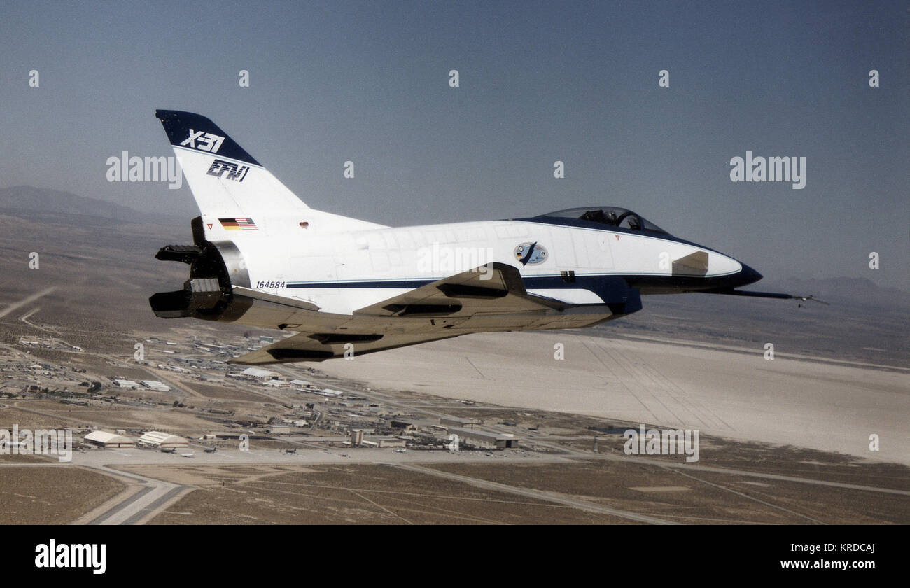 Rockwell - MBB X-31 vectorpaddles Stockfoto