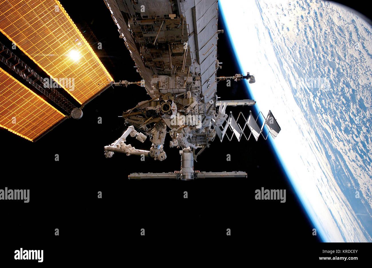 S3-S4 Truss Installiert 2. Stockfoto