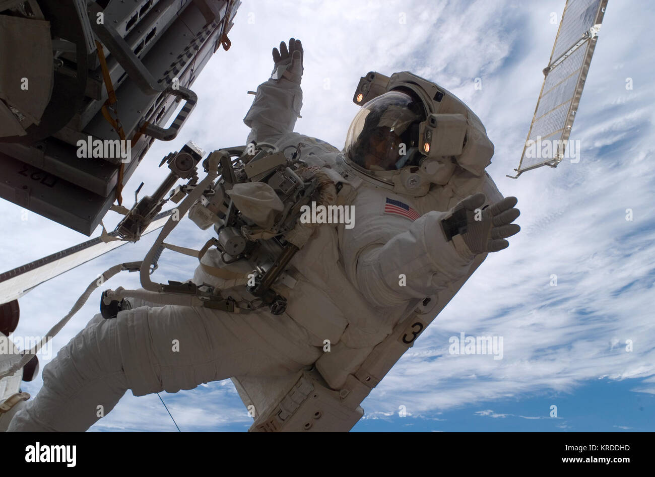 Sunita Williams Astronaut spacewalk Stockfoto