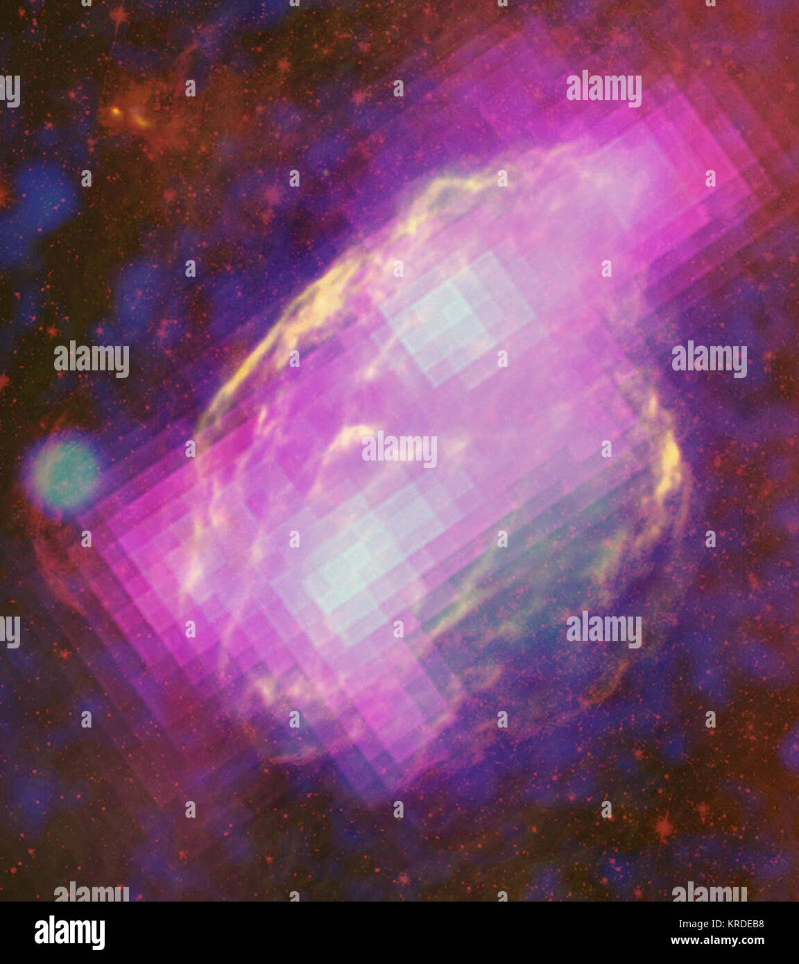 W44 Supernovaüberrest Stockfoto