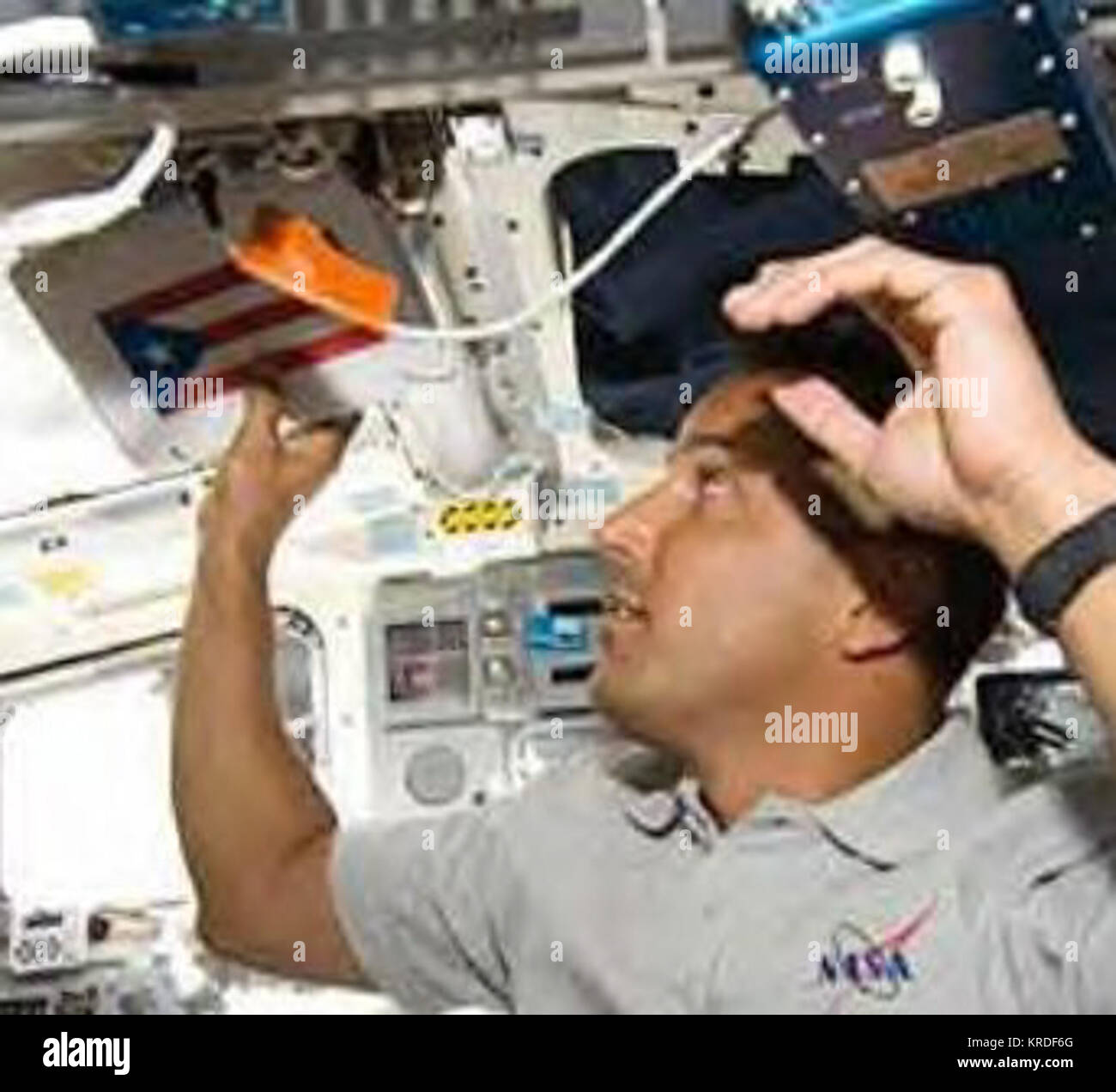 Acaba mit PR Flag Stockfoto