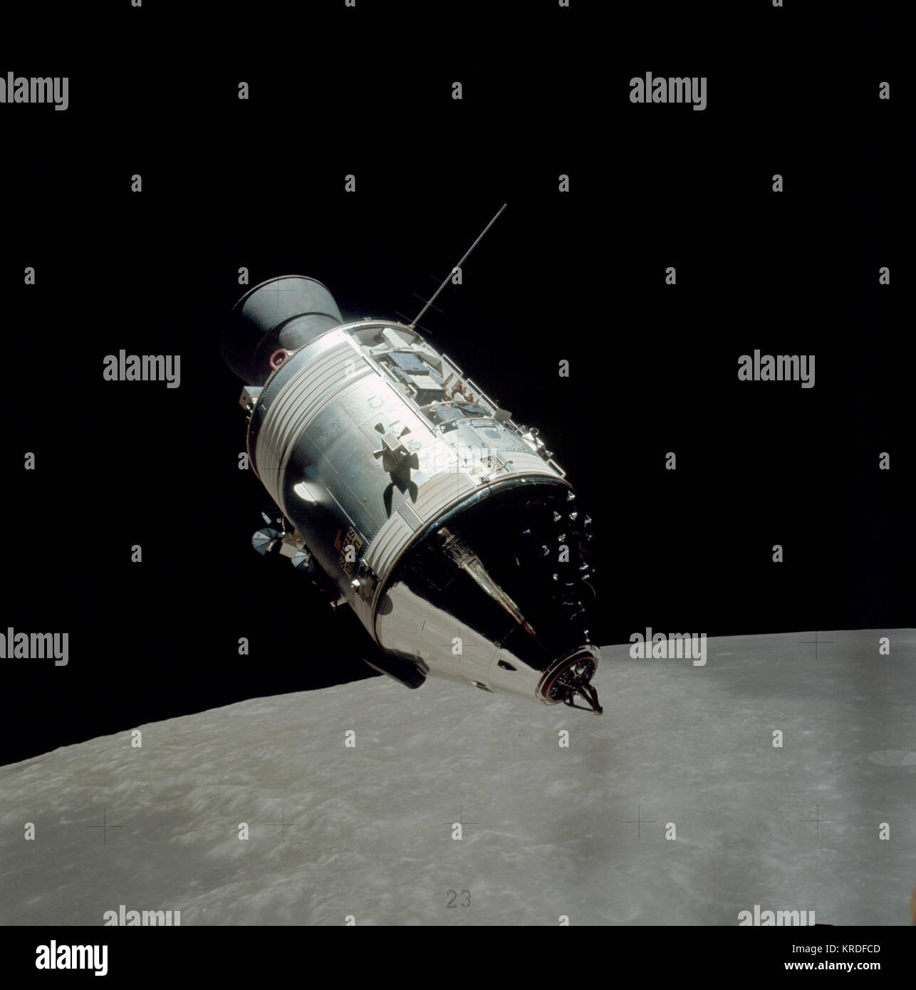 Apollo 17 Befehl Modul als 17-145 -22261 HR Stockfoto