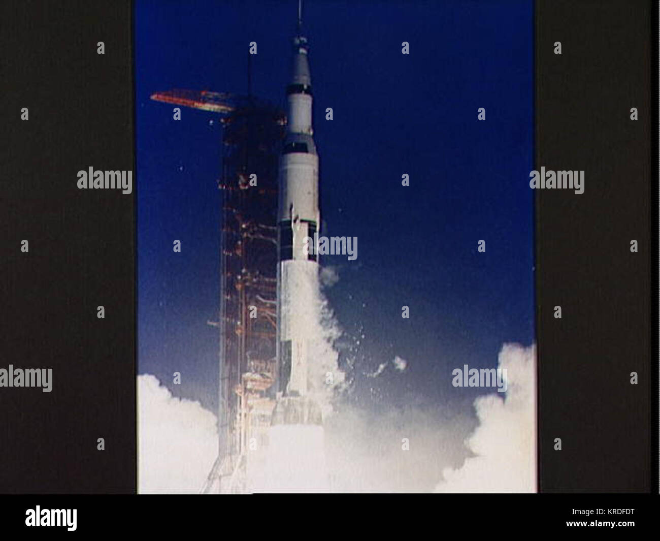 Apollo-12-Lancering Stockfoto