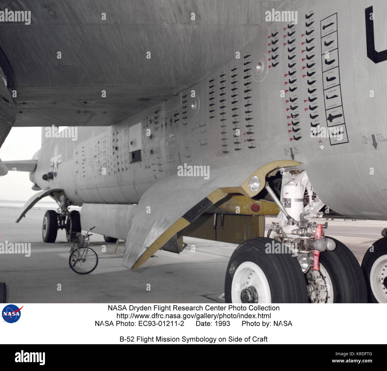 B-52-Kugeln 8 Missionen Stockfoto