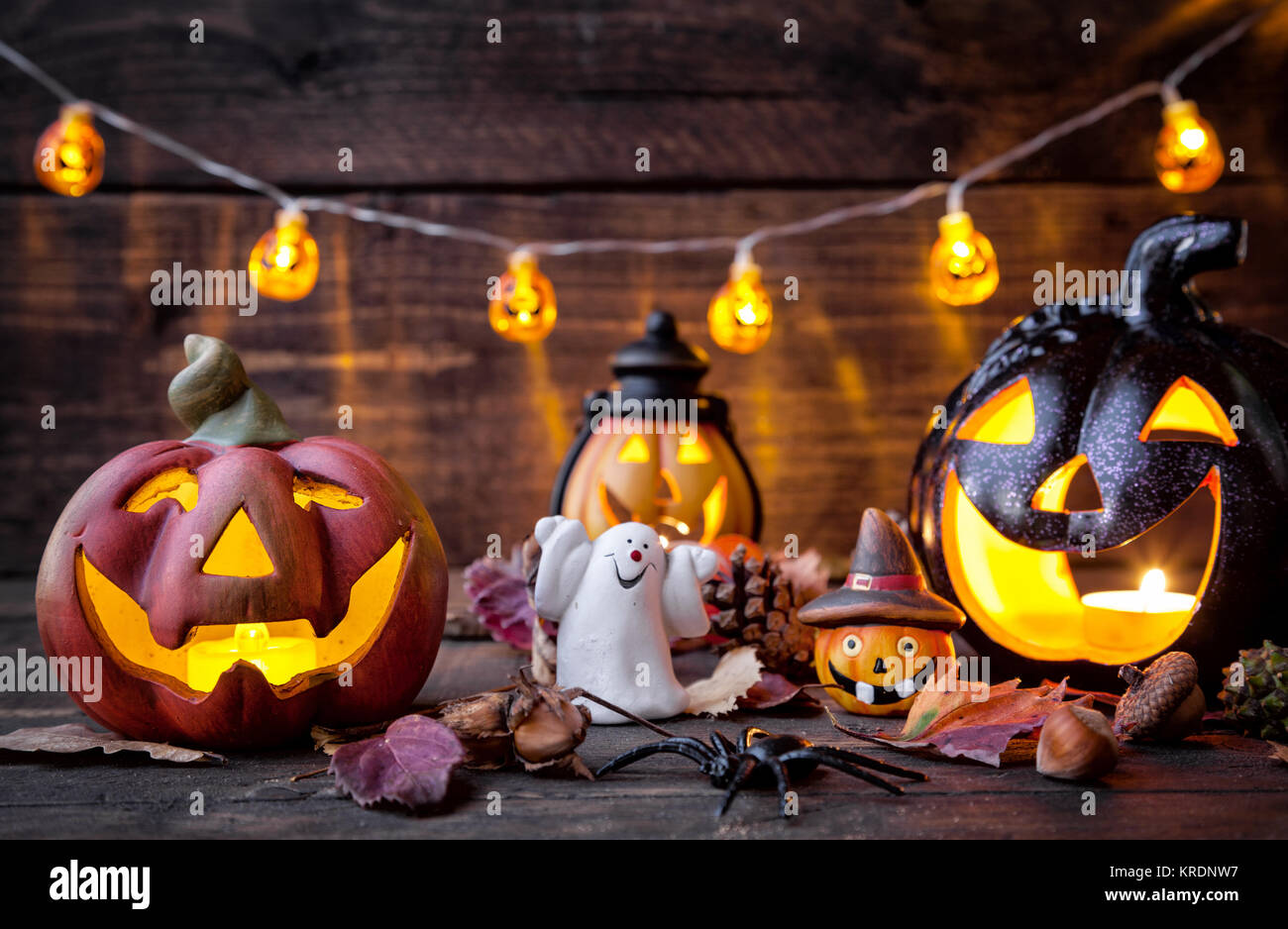 Traditionelle scary halloween holiday Hintergrund Stockfoto, Bild