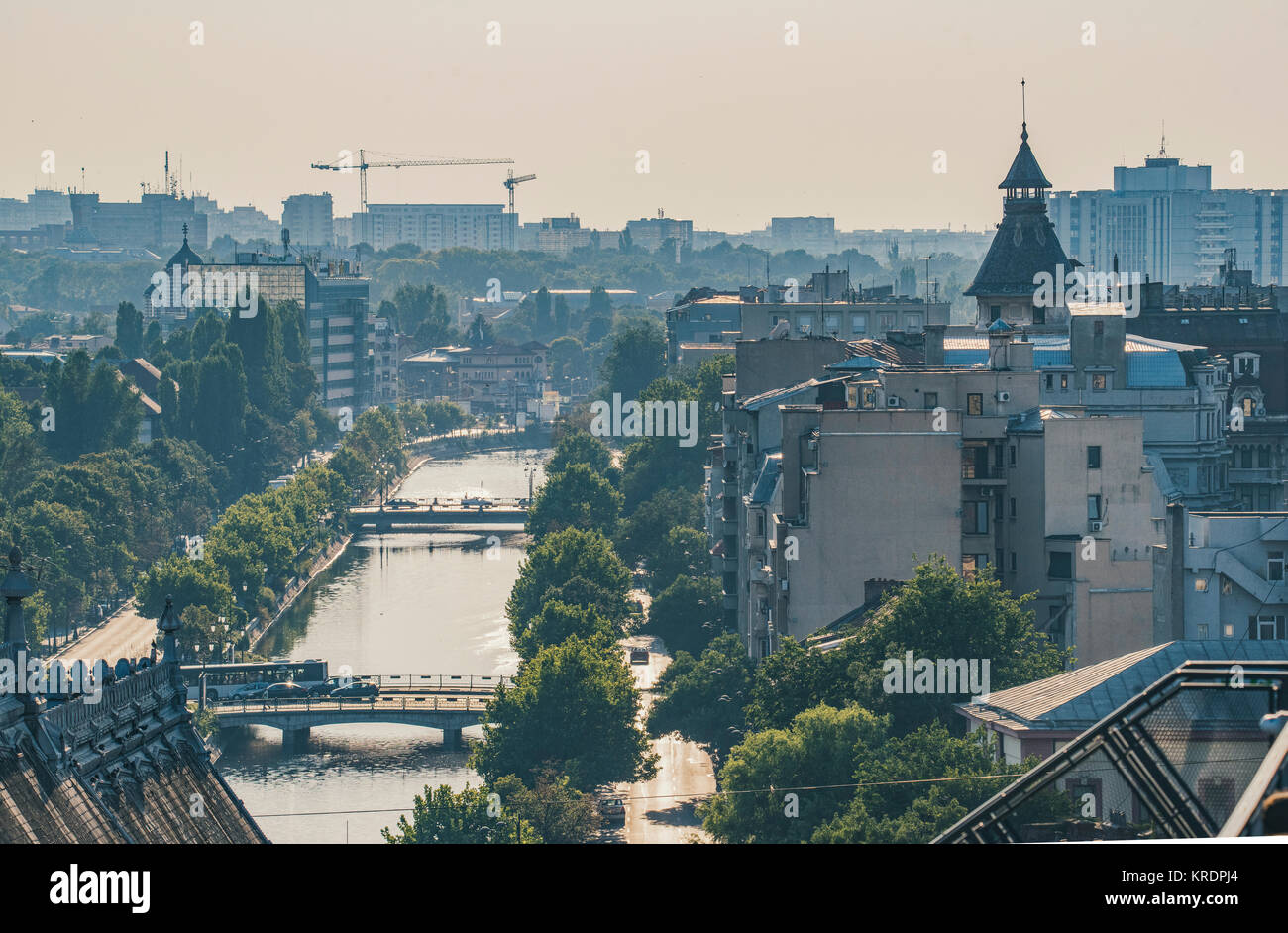 Bukarest anzeigen Stockfoto