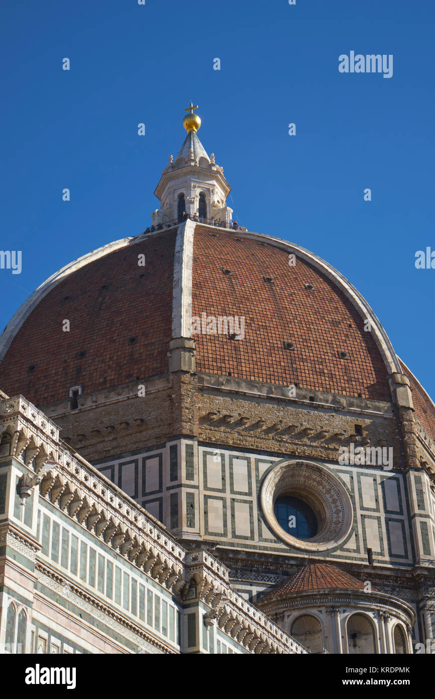 Florenz, Italien, Dom Der Dom von Brunelleschi Stockfoto