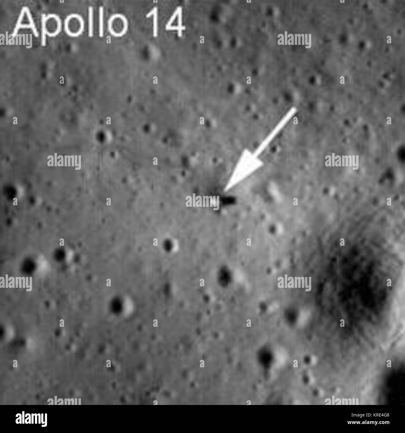 LRO Apollo 14. Stockfoto