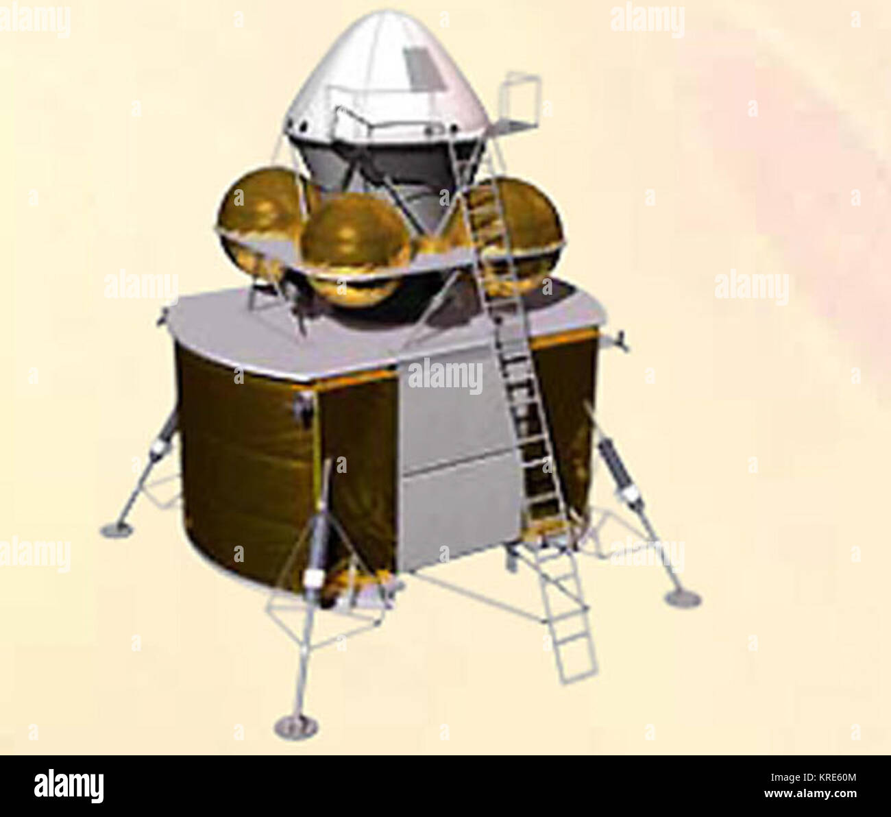 NASA-Mars --ref-V5 - Abstieg Aufstieg Fahrzeug - Stockfoto
