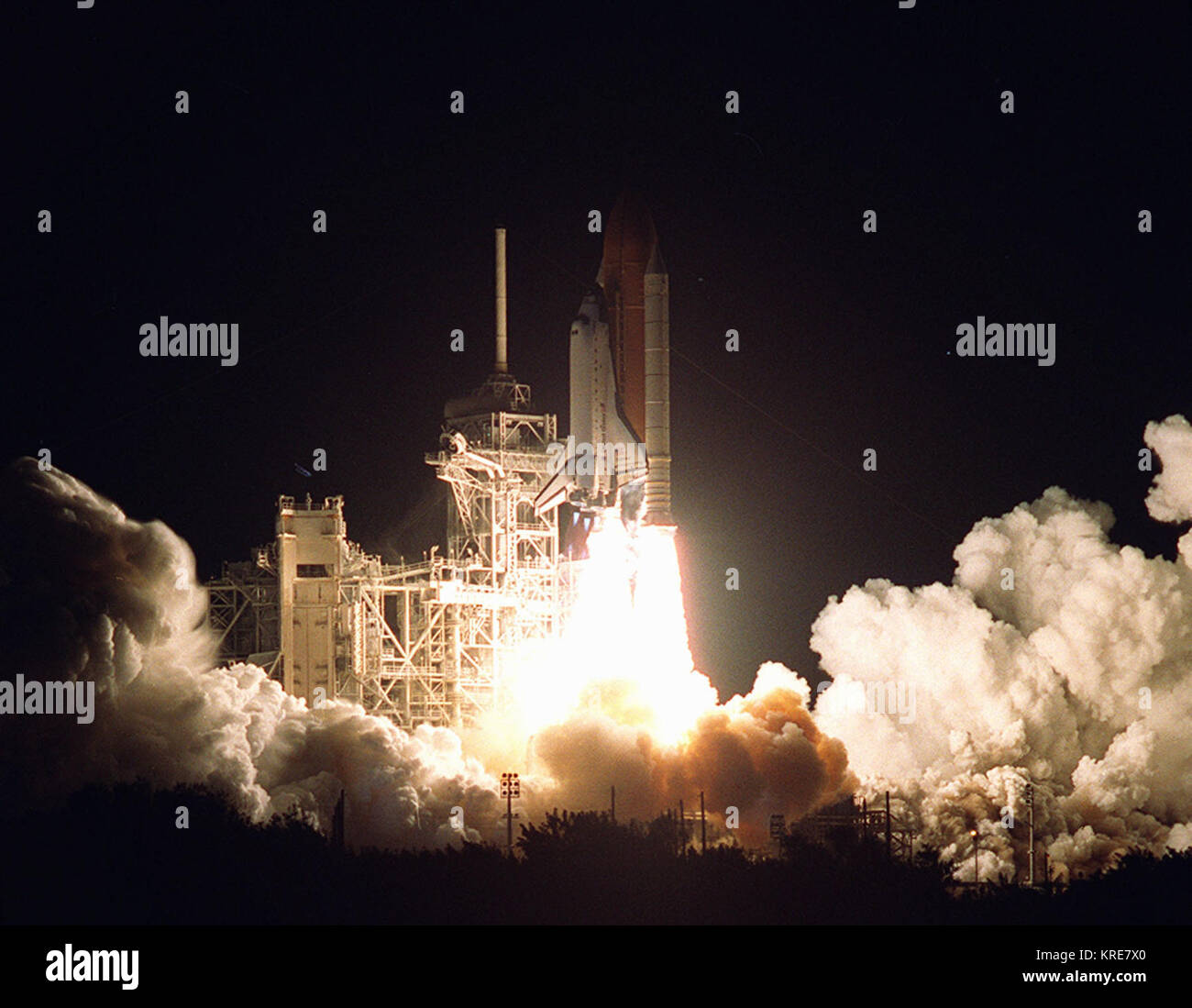 STS-97 Start 7/8 Stockfoto