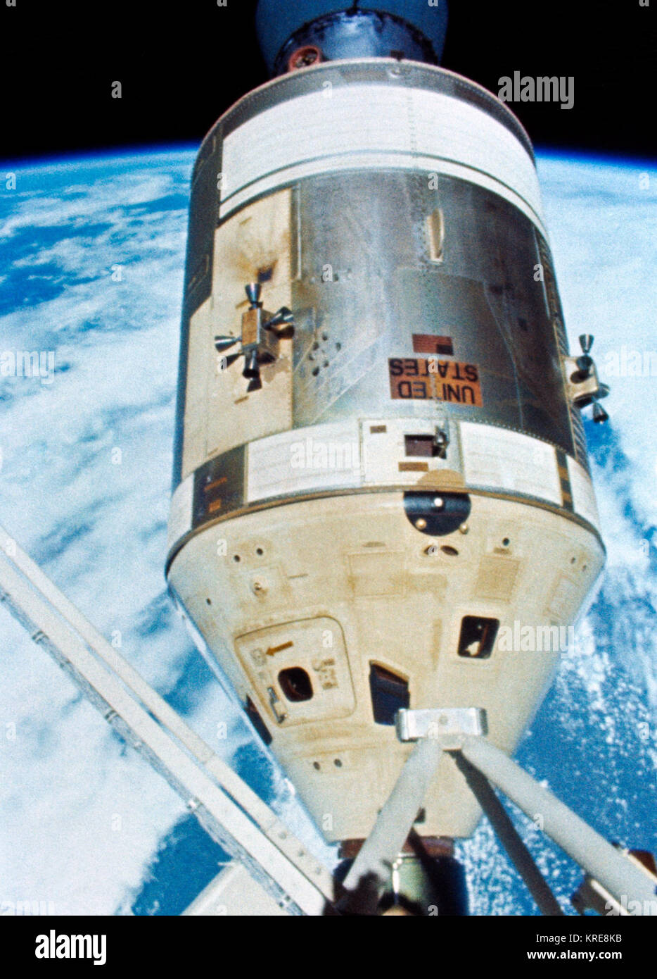 Skylab 4-Befehl service Modul Stockfoto