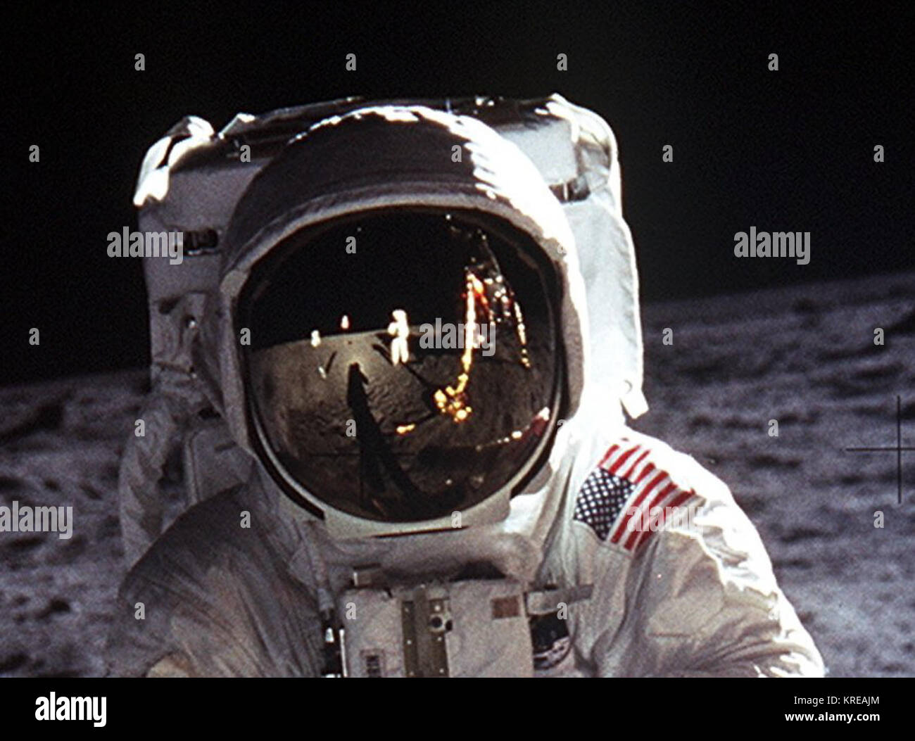 Aldrin Apollo 11 Kopf Stockfoto