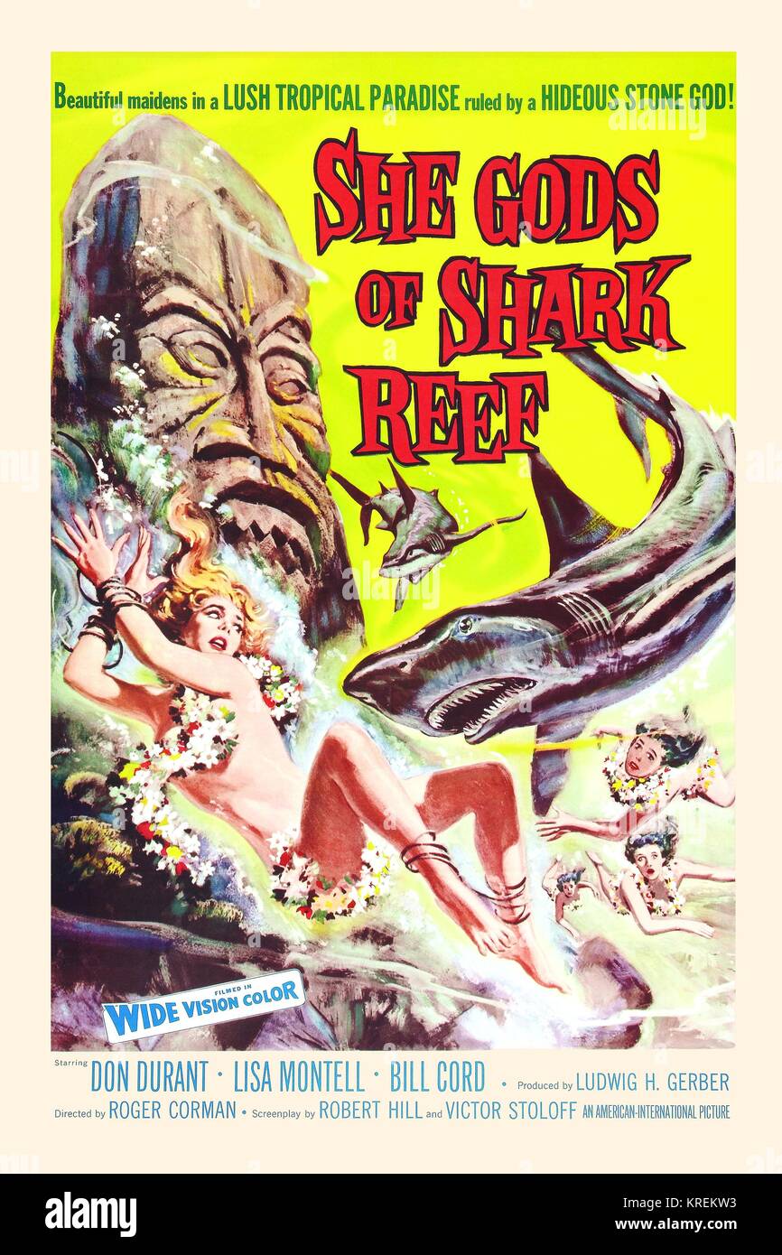 Sie Götter von Shark Reef Stockfoto
