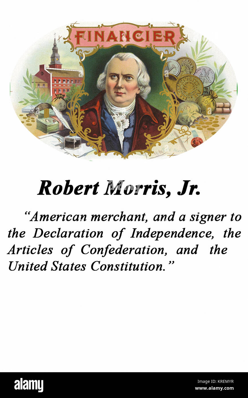 Robert Morris, jr. Stockfoto