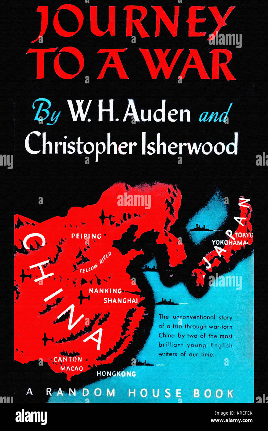 "Reise nach einem Krieg ist ein Reiseführer in Prosa und Vers von W. H. Auden und Christopher Isherwood 1939 veröffentlicht." Stockfoto