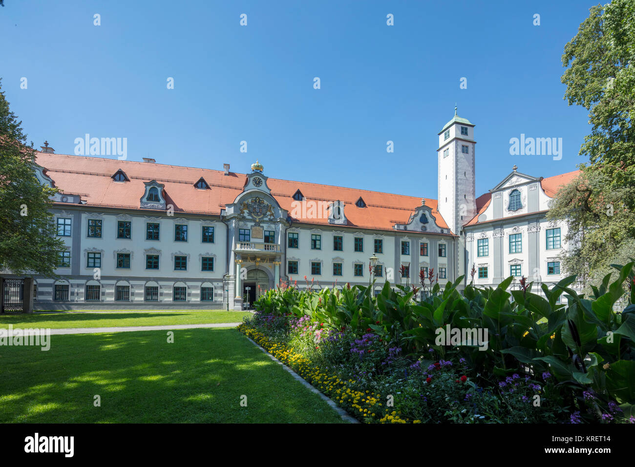 Die ehemalige Prince - Bishop's Residenz in der Altstadt von Augsburg, Bayern, Deutschland Stockfoto