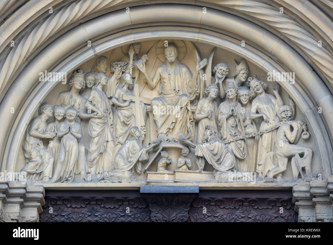 Fürstenportal, Fürsten Portal, Bamberger Dom, Bayern, Deutschland Stockfoto