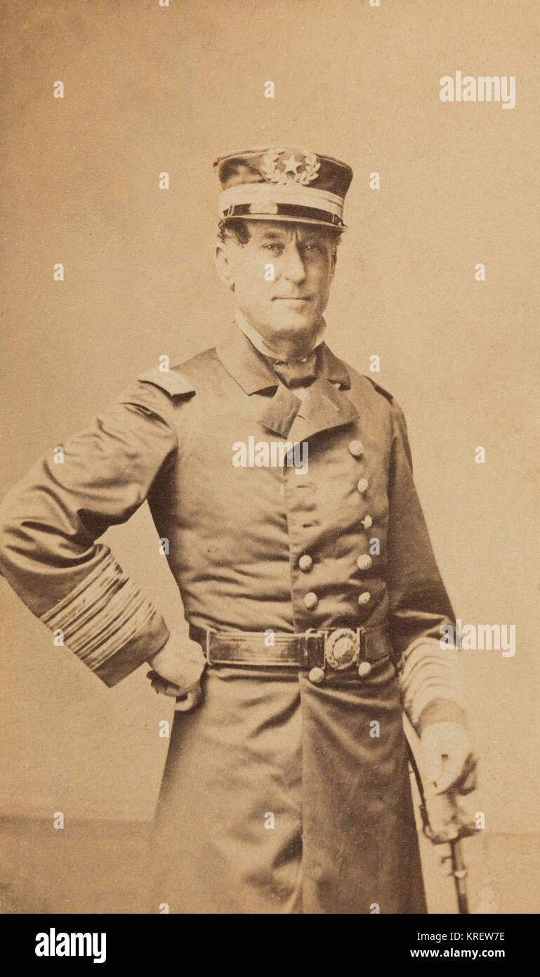 Union Admiral David Farragut Stockfoto